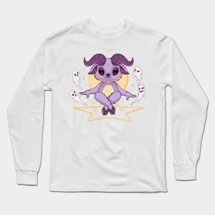 Kawaii Baphomet Long Sleeve T-Shirt